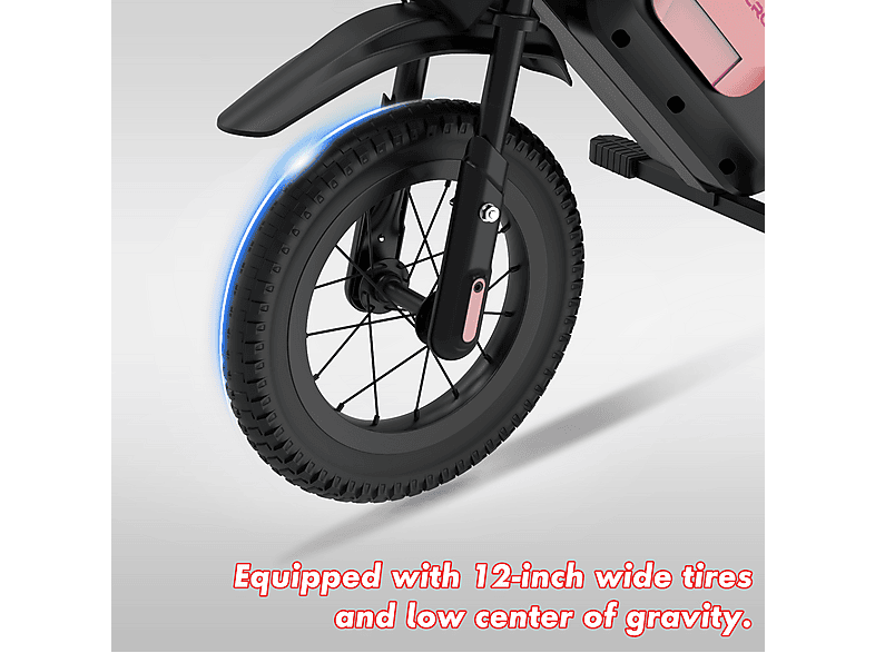 Moto eléctrica infantil - Evercross Tech Moto eléctrica infantil EV05M, motor de 150W, 2 modos de velocidad, apta para niños de 3 a (ref. 141706448) — foto 8