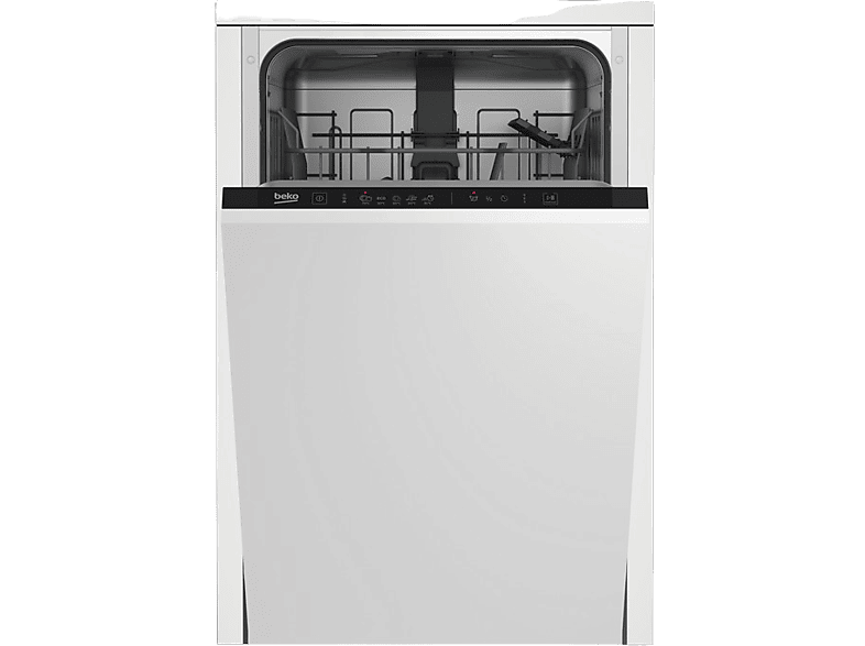 Lavavajillas integrable - Beko DIS35023, 10 servicios, 5 programas, 45 cm, Media carga, ProSmart, Sin panelar — foto 1