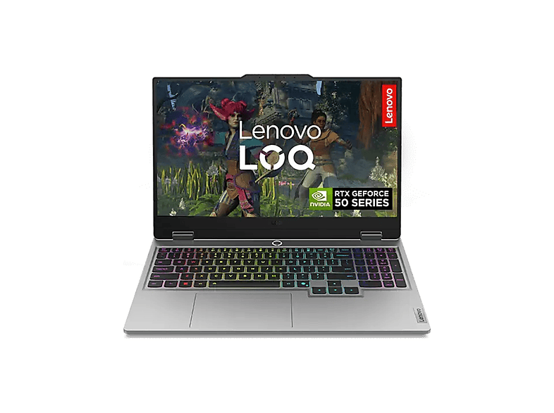 Portátil - Lenovo Loq 15irx10, 15,6 ", Intel Core I7-13650hx, 24 GB RAM, 512 GB SSD, GeForce RTX™ 5050, Sin sistema operativo, Plata