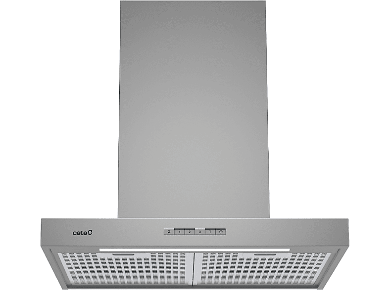 Campana decorativa - Cata SYGMA 6010 X, 4 Niveles, 802 m³/h, 60 cm, 280W, Tira de luz LED, Inox — foto 4
