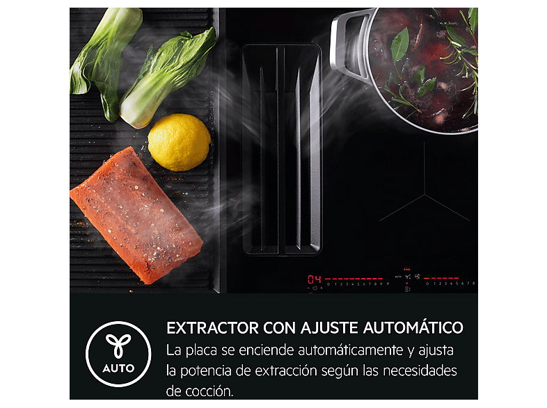Placa de inducción - AEG Serie 6000 Flex XT TCH74B01FB, 4 zona(s) zonas, 710 mm — foto 2
