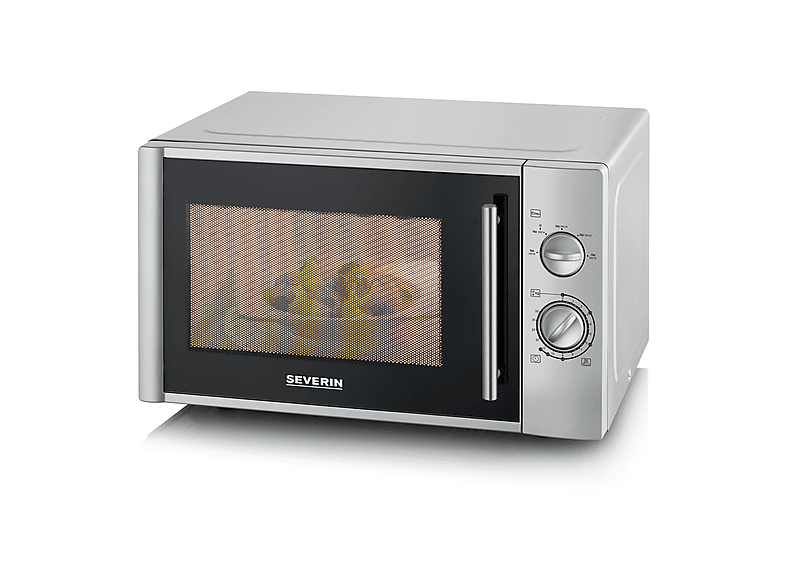 Microondas - Severin MW 7772, 900 W, 5 potencia, 16,4 l, plateado — foto 1