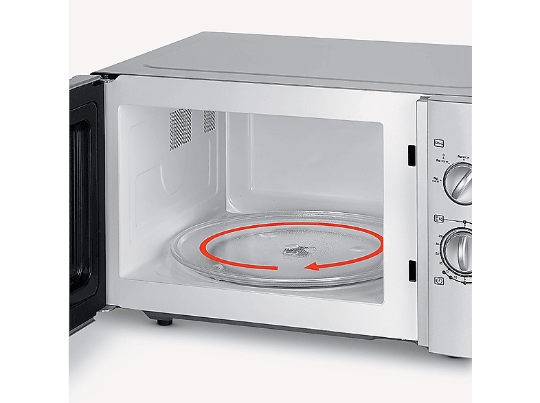Microondas - Severin MW 7772, 900 W, 5 potencia, 16,4 l, plateado — foto 2