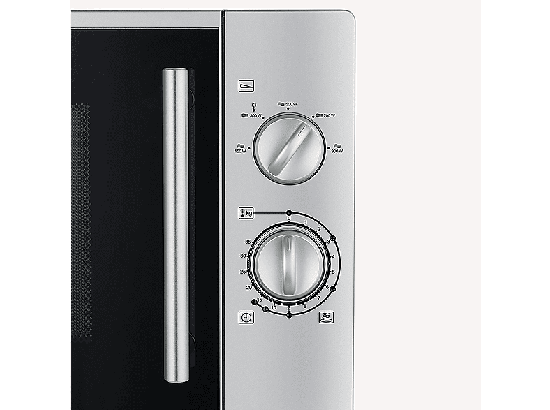 Microondas - Severin MW 7772, 900 W, 5 potencia, 16,4 l, plateado — foto 3