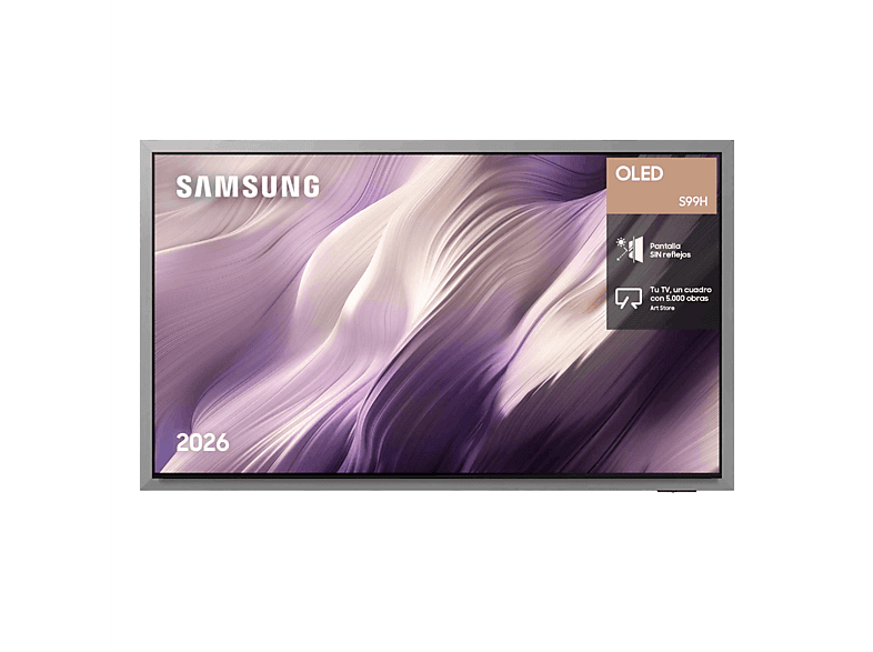 TV OLED 77" - Samsung TQ77S99HATXXC, OLED 4K, NQ4 AI Gen3 Processor, Smart TV, Tecnología Sin Reflejos, Full AI, Negro