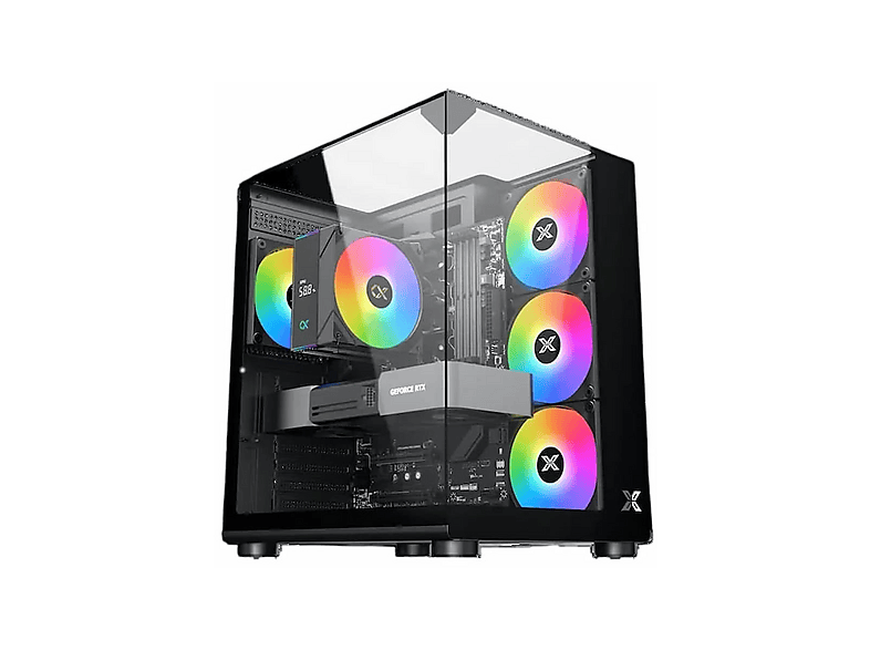 PC Gaming - Gosu PC DAIMYO A87F RX97, AMD Ryzen 7 8700F, 32 GB RAM, 1 TB SSD, Radeon™ RX 9070, Windows 11 Pro, Negro — foto 1