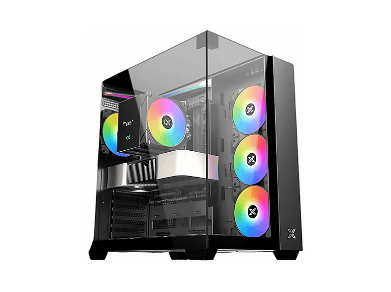 PC Gaming - Gosu PC DAIMYO A87F RX96XT V16, AMD Ryzen 7 8700F, 32 GB RAM, 1 TB SSD, Radeon™ RX 9060 XT, Windows 11 Pro, Negro