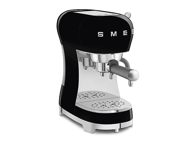 Cafetera express - Smeg ECF02BLEU NEGRO, 15 bar, 1350 W, 2 tazas