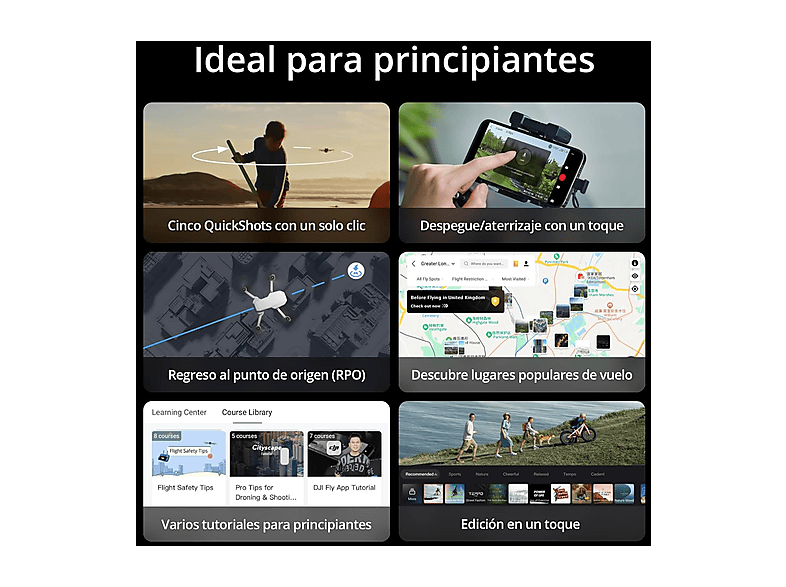 Drone - DJI Mini 4K Fly More Combo, 12 megapixel, 31 min, Gris — foto 5