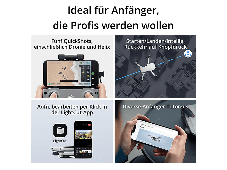 Drone - DJI Mini 4K Fly More Combo, 12 megapixel, 31 min, Gris — foto 9