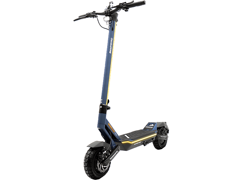 Patinete eléctrico - Smartgyro Raptor Dual EVO, Tipo 1 / VPL, Potencia Nominal 1000W, Doble Motor, Carga máx. 110 kg, 16000 mAh, 25 km/h, Azul