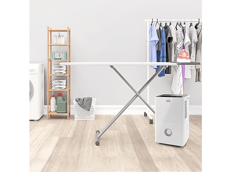 Deshumidificador - Black & Decker BXDH20E, 4 l, 40 m², Blanco — foto 5