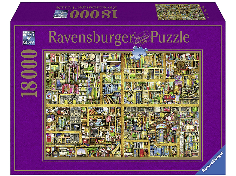 Puzzle - Ravensburger Magic Library, edad recomendada: 14 año(s)