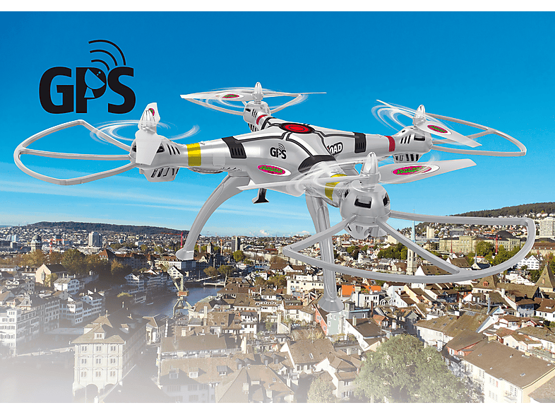 Drone - Jamara Payload GPS Drone Altitude Coming Home, 10 min, Blanco — foto 6