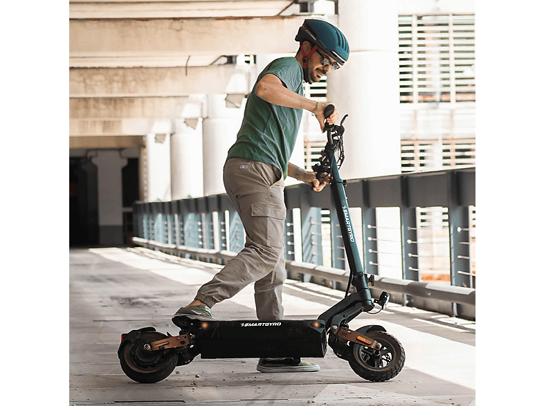 Patinete eléctrico - Smartgyro Ryder 2, Tipo 1 / VPL, Potencia Nominal 1000W, Carga máx. 120 kg, 18000 mAh, 25 km/h, Gris — foto 8