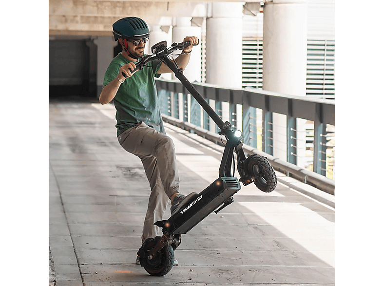 Patinete eléctrico - Smartgyro Ryder 2, Tipo 1 / VPL, Potencia Nominal 1000W, Carga máx. 120 kg, 18000 mAh, 25 km/h, Gris — foto 9