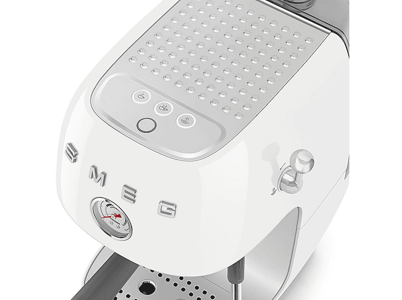 Cafetera espresso - Smeg ECF03WHEU, 15 bar, 1650 W, Blanco — foto 2