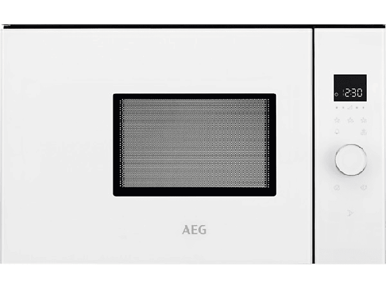 Microondas integrable - AEG MBB1756SEW, 800 W, 5 niveles, Control táctil, 17 l, Blanco — foto 1