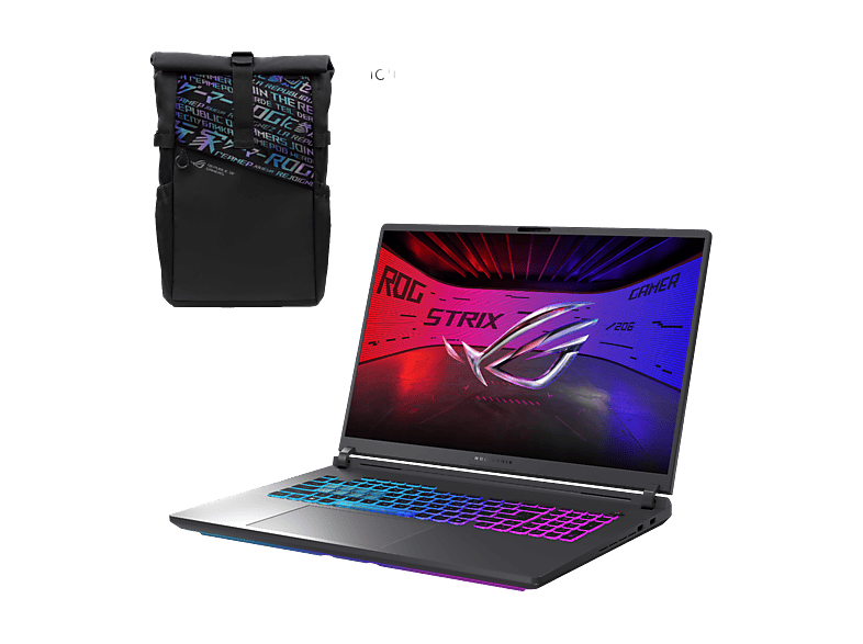 Portátil Gaming - ASUS ROG Strix G18 G815LW-S9095, 18 " WQXGA, Intel Core Ultra 9, 275HX, 32 GB RAM, 1000 GB SSD, GeForce RTX™ 5080, Gris