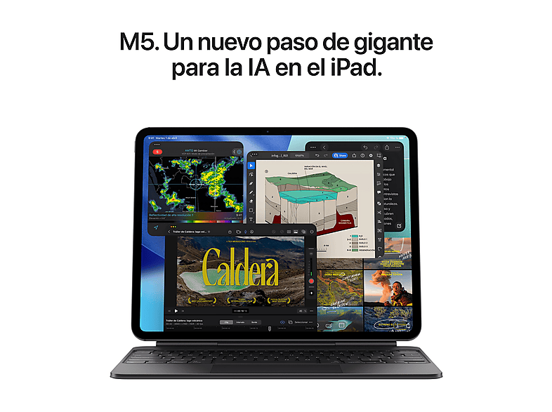 Tablet - Apple iPad Pro (2025), 265GB, Plata, 11", Chip M5, WiFi + CELL, 10GPU — foto 4