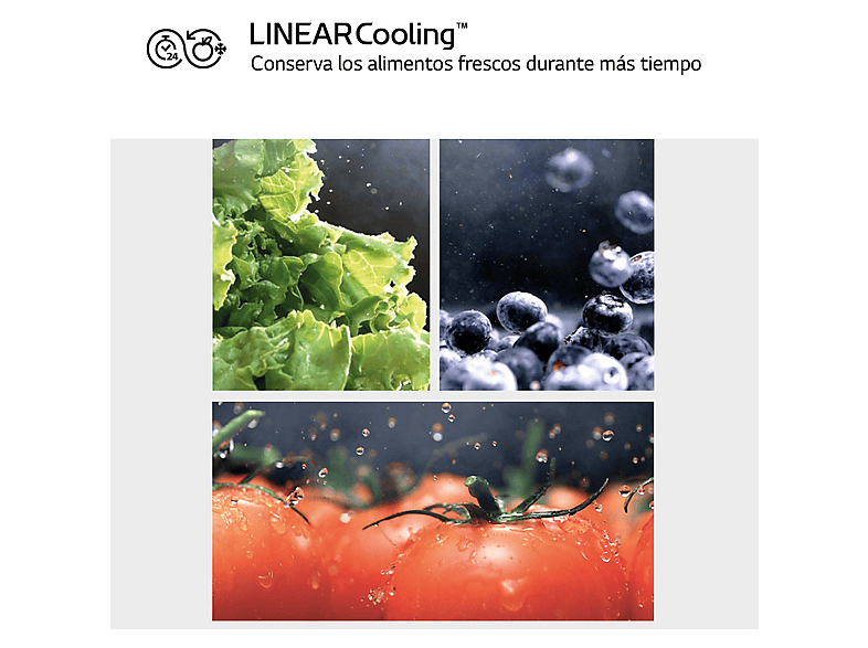 Congelador vertical - LG GFM61MCCSF, 324 l, 186 cm, No Frost, LinearCooling™, Negro — foto 6