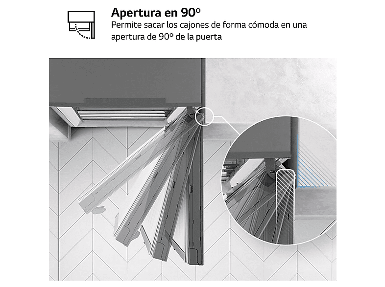 Congelador vertical - LG GFM61MCCSF, 324 l, 186 cm, No Frost, LinearCooling™, Negro — foto 11