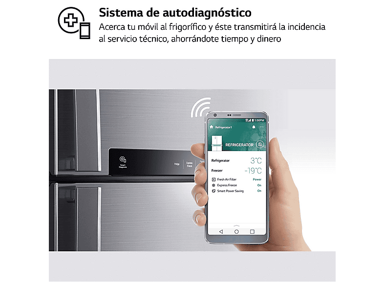 Congelador vertical - LG GFM61MCCSF, 324 l, 186 cm, No Frost, LinearCooling™, Negro — foto 12