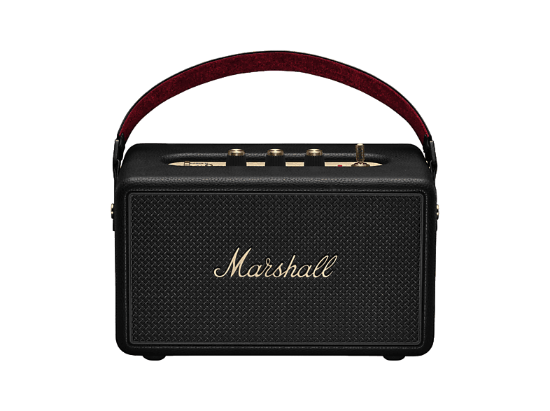 Altavoz bluetooth - Marshall Kilburn III, 90W, Bluetooth, 50h Autonomía, IP54, Black and Brass