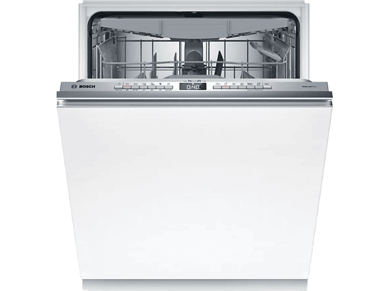 Lavavajillas integrable - Bosch SMV4ECX28E,Serie 4, 14 servicios, 6 programas, 60 cm, Home Connect, Silence Plus, Sin panelar