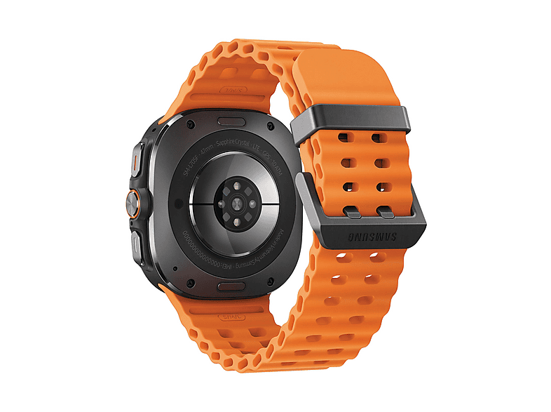 Smartwatch - Samsung Watch Ultra LTE (2025), 47 mm, 4G, 1.47", Exynos W1000, 64 GB, 2 GB RAM, 590 mAh, Android, Naranja / Gris Titanio — foto 4