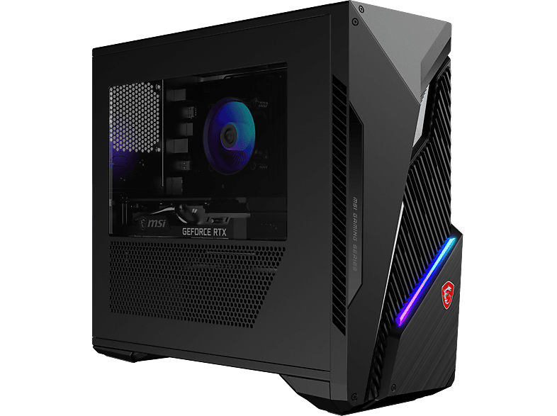 PC gaming - MSI MAG Infinite S3 14NVN7-3068EU, Intel® Core™ i7-14700F, 16GB RAM, 1TB SSD, GeForce RTX™ 5060 Ti, Sin sistema operativo, Negro