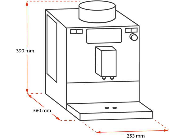 Cafetera express - Melitta Caffeo Passione, 15 bar, 1400 W, 2 tazas, Plata — foto 3