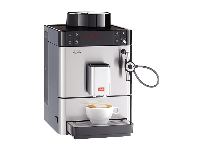Cafetera express - Melitta Caffeo Passione, 15 bar, 1400 W, 2 tazas, Plata — foto 4