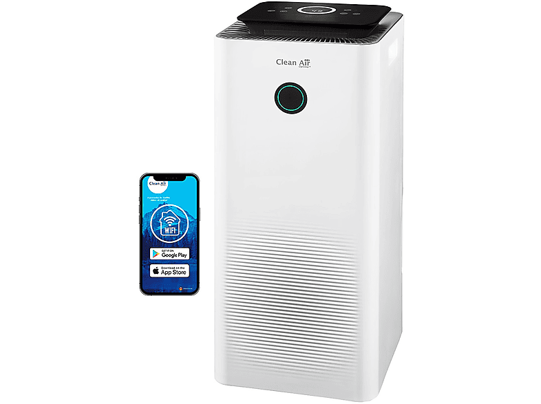 Deshumidificador - Clean Air Optima CA-707 Smart, 4 l, 70 m², Blanco