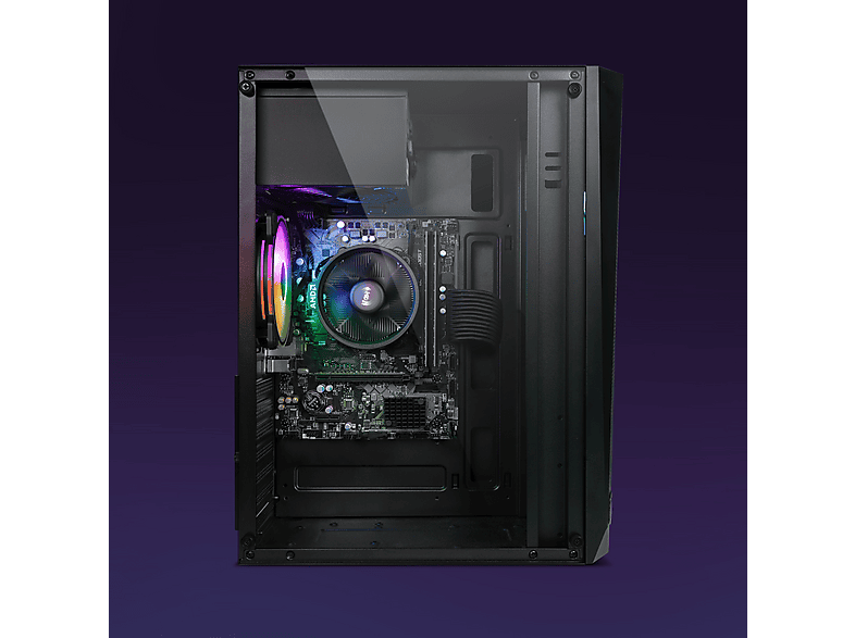 Pack PC Gaming - Vibox I-72, Ryzen 3 3200G, 8 GB RAM, 480 GB SSD, Radeon™ RX Vega 8, Linux, Monitor 22 " Full-HD, Negro — foto 2