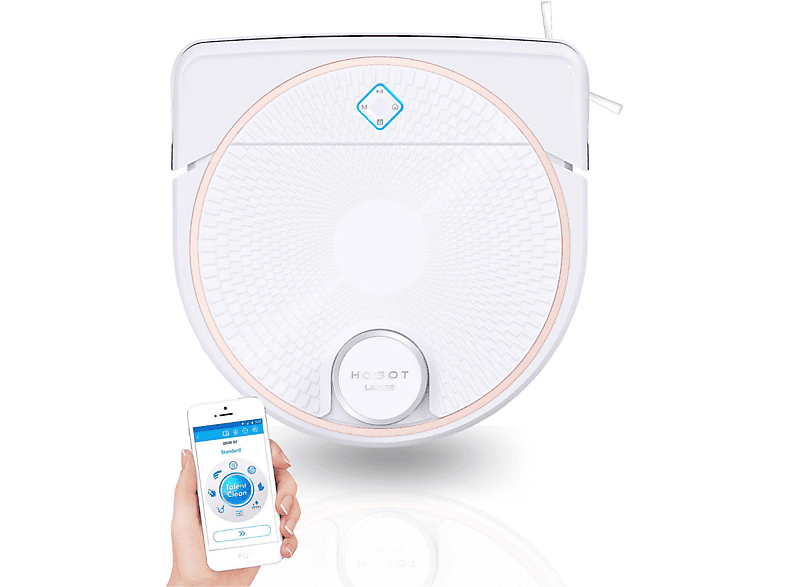 Robot aspirador friegasuelos - Smartbot Hobot HOBOT LEGEE-D7, 19,95 W, Depósito 500 ml, Autonomía 130 min, Blanco — foto 1