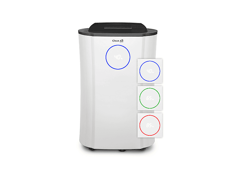 Deshumidificador - Clean Air Optima CA-704, 5 l, 40 m², Blanco — foto 2