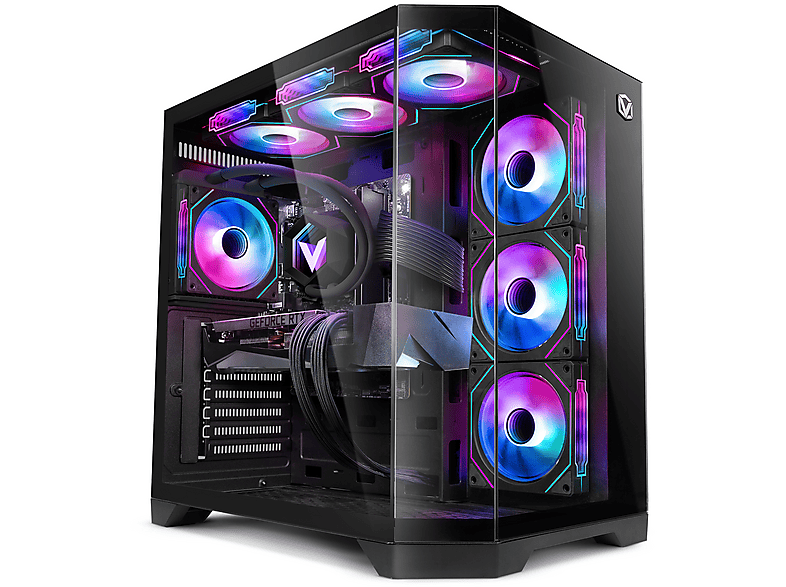 PC Gaming - Vibox X-177, Intel Core i9-14900KF, 32 GB RAM, 1 TB SSD, GeForce RTX™ 5070, Windows 11 Home, Negro