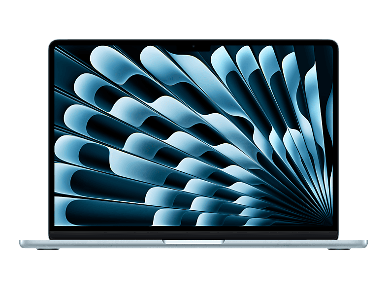 Portátil - Apple MacBook Air (2026) 13.6" Retina, Chip M5 Apple, CPU de 10 núcleos, GPU de 8 núcleos, 16GB RAM, 512GB SSD, Azul cielo, Sin cargador