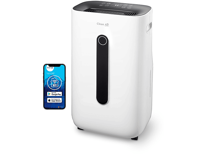 Deshumidificador - Clean Air Optima CA-705 smart, 6,5 l, 50 m², Blanco