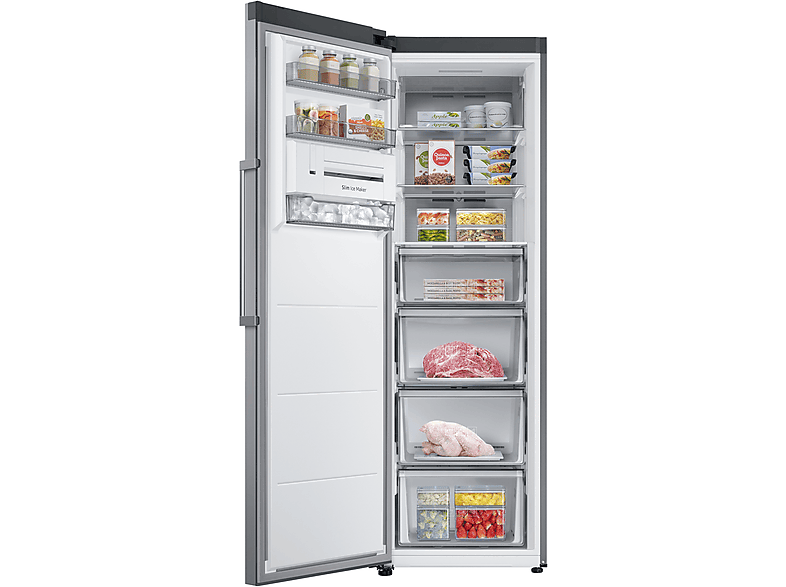 Congelador vertical - Samsung Smart RZ32C7BB6S9/EF, 323 l, 186 cm, All Around Cooling, WiFi, Inox — foto 4