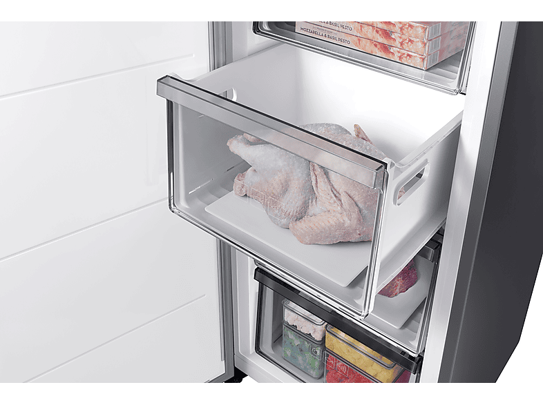 Congelador vertical - Samsung Smart RZ32C7BB6S9/EF, 323 l, 186 cm, All Around Cooling, WiFi, Inox — foto 7