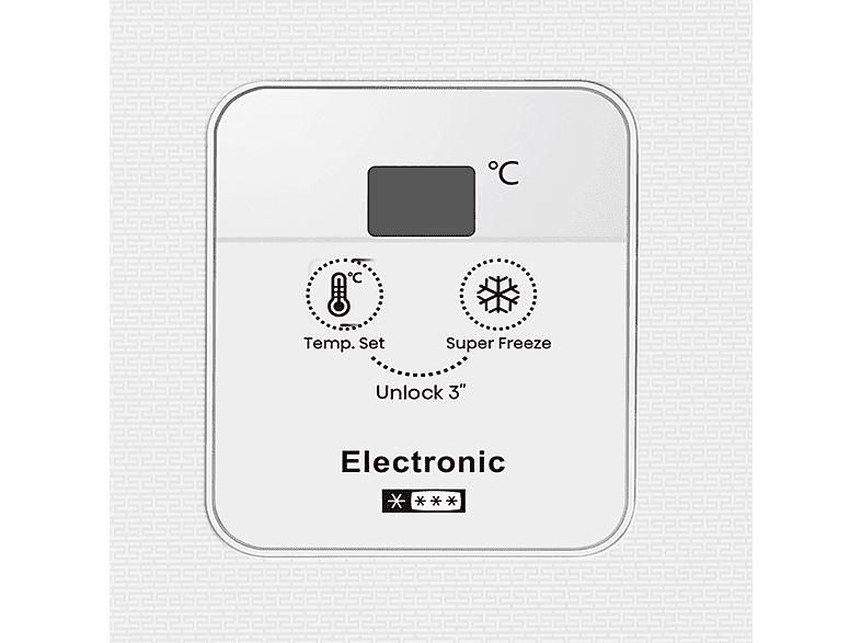 Congelador horizontal - Aspes ACH1502EDC, 141 l, 85,8 cm, Blanco — foto 3