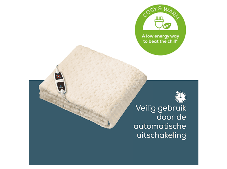 Calientacamas - Beurer 31912, 60 W, Beige — foto 4