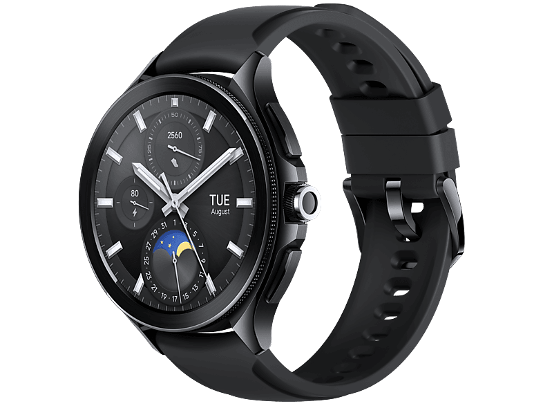 Smartwatch - Xiaomi Watch 2 Pro, Wear OS Google, Bluetooth, Wifi, Batería hasta 65 horas, Sensor impedancia, Multideporte, Negro