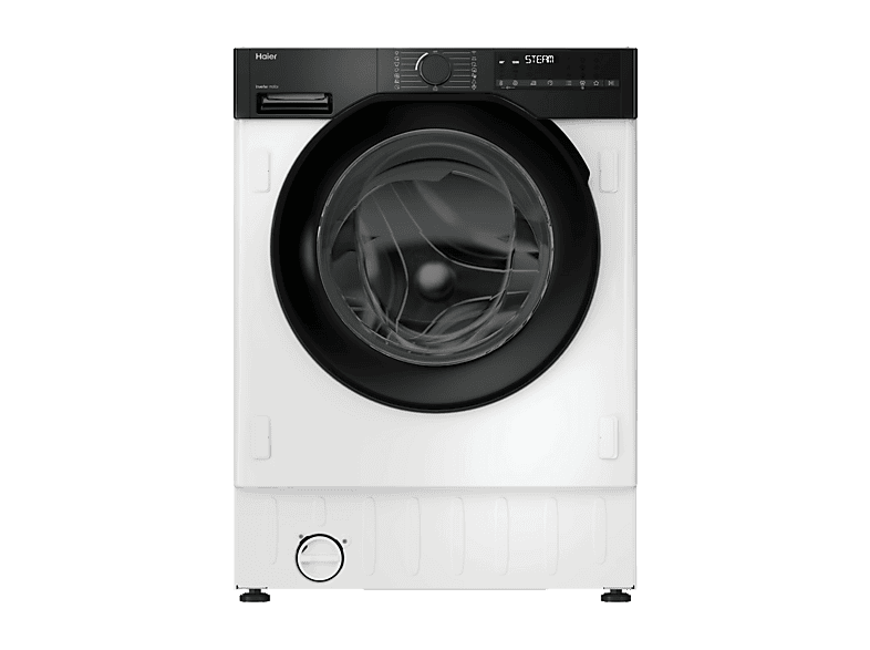 Lavadora integrable - Haier Series 6 BHA6S69M6DB9J-S, Carga frontal, Motor Inverter, Función Vapor, Mix Power System, 9 kg, 1600 rpm, Sin panelar