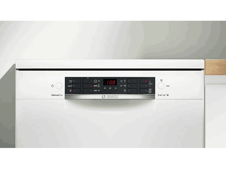 Lavavajillas - Bosch SMS46KW02E, 13 cubiertos, 6 programas, 60 cm, AquaStop, Blanco — foto 4