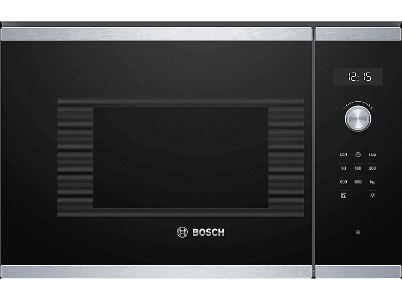 Microondas - Bosch Serie 6 BFL524MS0, 800 W, 5 potencia, 20 l, Bicolor — foto 1