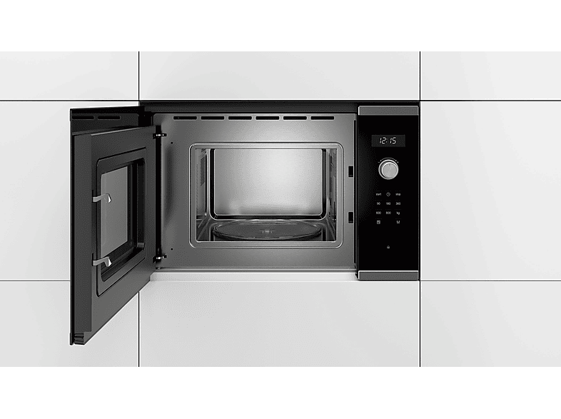 Microondas - Bosch Serie 6 BFL524MS0, 800 W, 5 potencia, 20 l, Bicolor — foto 2