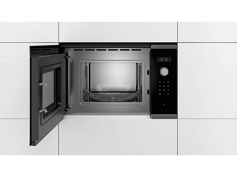 Microondas - Bosch Serie 6 BFL524MS0, 800 W, 5 potencia, 20 l, Bicolor — foto 3